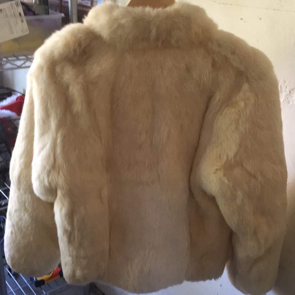White fur jacket - Picture 2 of 2